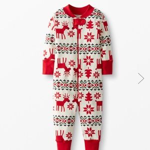 HANNA ANDERSSON DEAR DEER adorable organic cotton Christmas holiday onesie NEW!